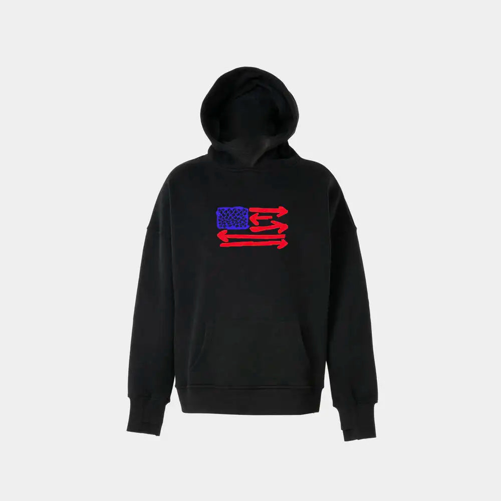 USA Minimal Flag Hoodie – هودي علم أمريكا بأسلوب بسيط