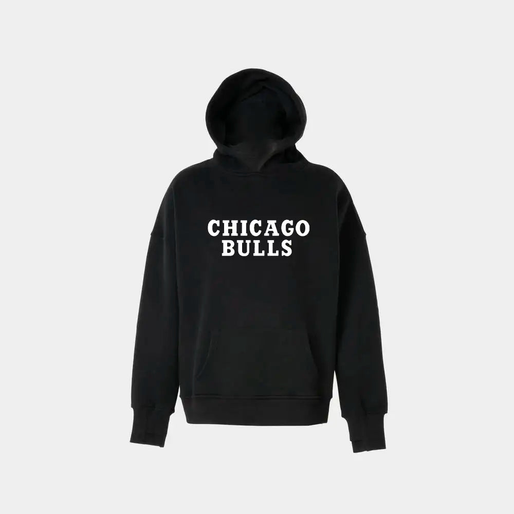 Chicago Bulls Hoodie – هودي شيكاغو بولز الأسود