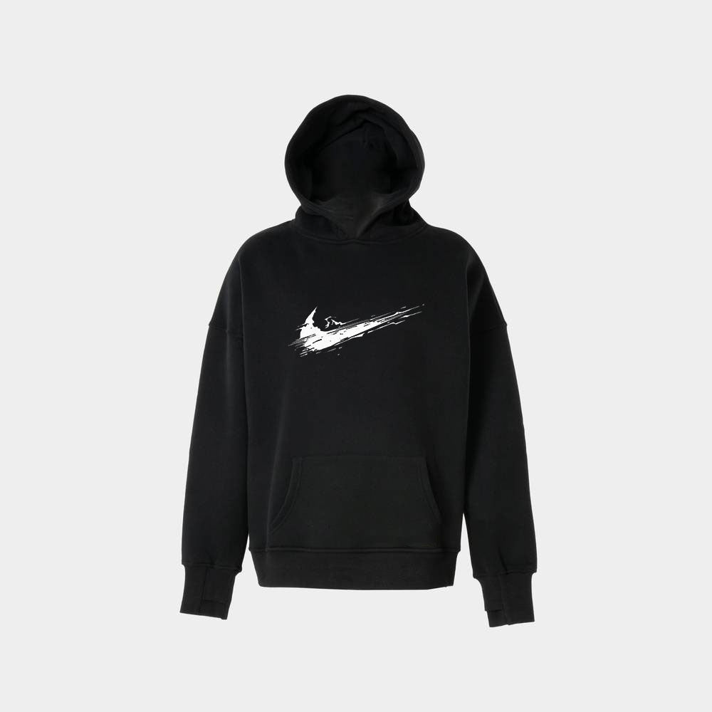 Color Splash Hoodie | هودي أبيض بتصميم فرشاة ألوان جريء