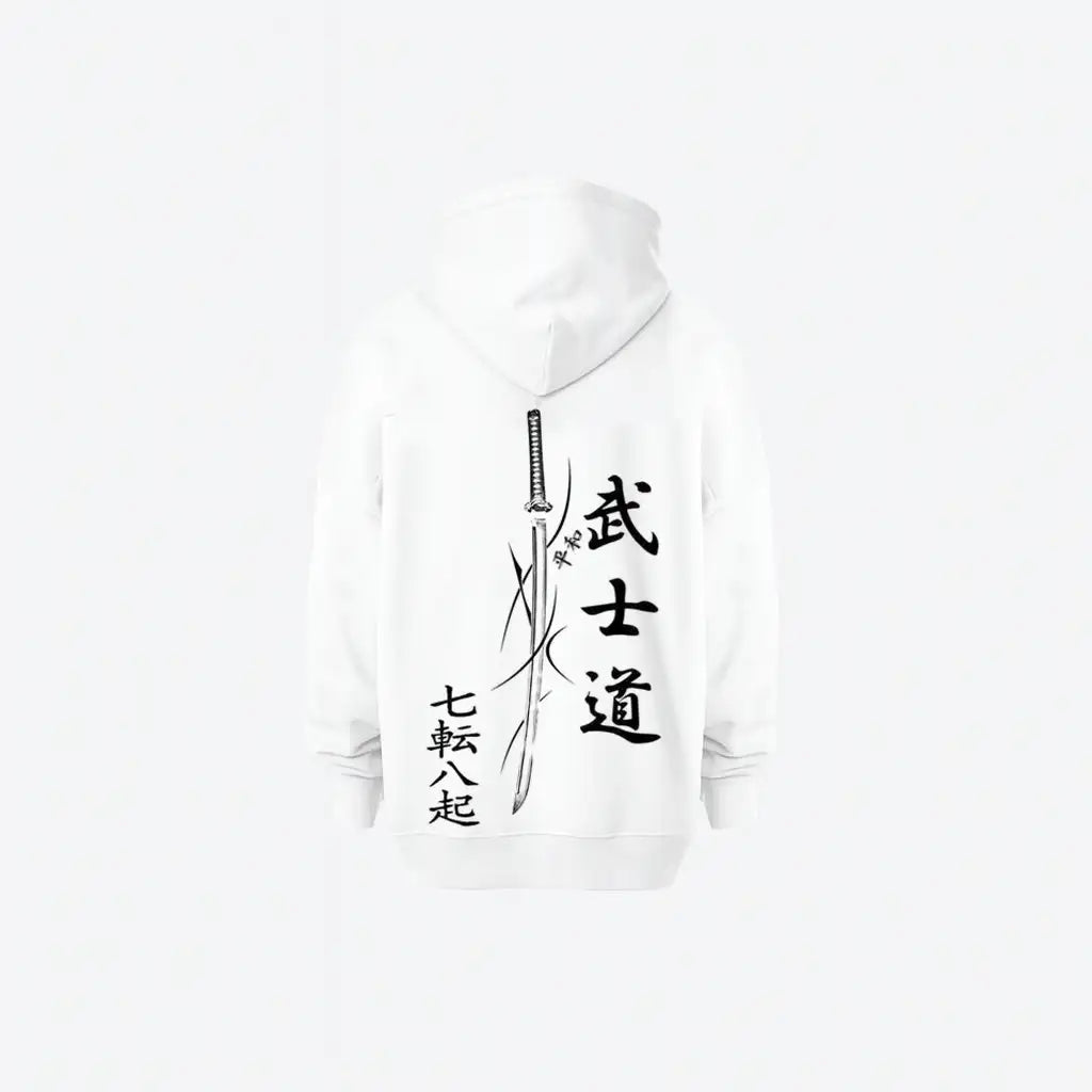 Bushido Kanji Hoodie | هودي أوفر سايز بكتابة يابانية بوشيدو