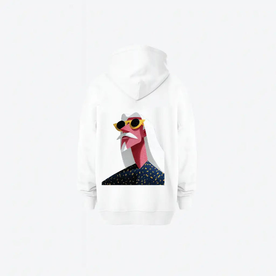 Artistic Blindfold Hoodie – هودي قناع فني تجريدي
