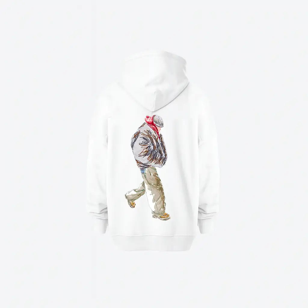 Walking Backpack Hoodie – هودي رجل يمشي بأسلوب ستريت من NOVUS