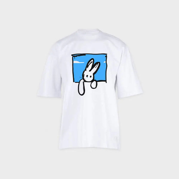 Peace Pop Art Tee | تيشيرت علامة السلام بأسلوب بوب آرت
