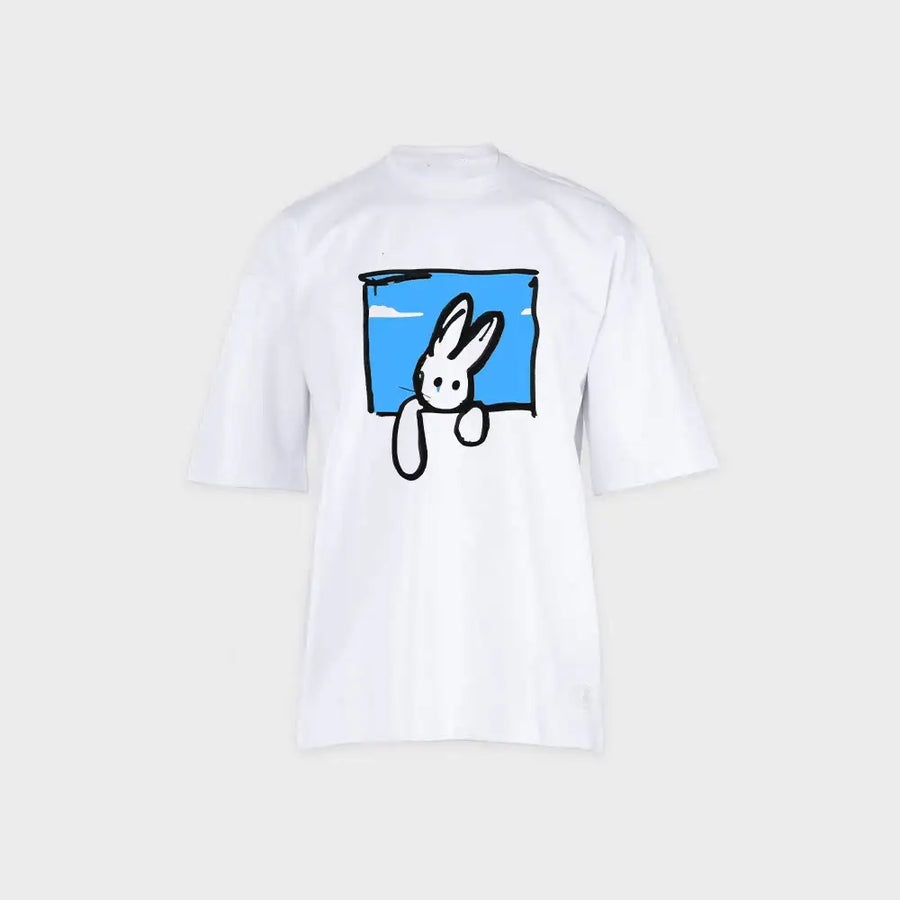 Peace Pop Art Tee | تيشيرت علامة السلام بأسلوب بوب آرت