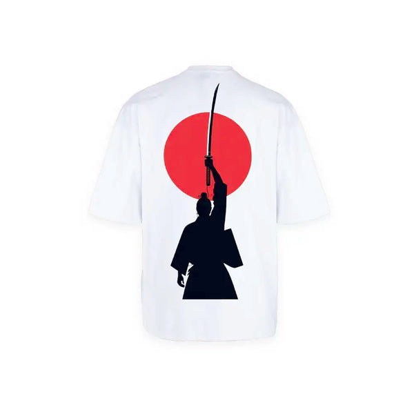 Samurai Shadow Tee | تيشيرت ظل الساموراي أمام الشمس اليابانية