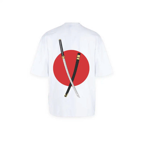 Red Sun Katana Tee | تيشيرت كاتانا داخل شمس يابانية