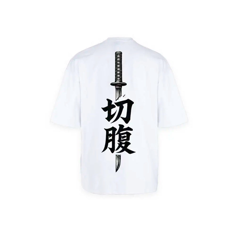 Samurai Kanji Tee | تيشيرت ياباني بكتابة كانجي بطابع الساموراي