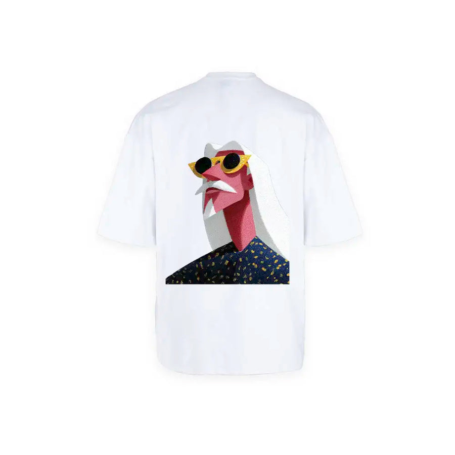 Abstract Rose Vision Tee – تيشيرت فن تجريدي