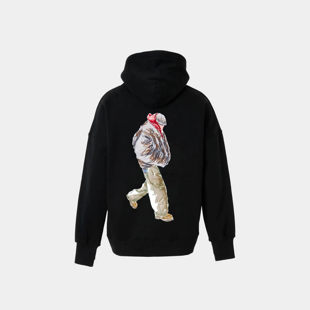 Walking Backpack Hoodie – هودي رجل يمشي بأسلوب ستريت من NOVUS