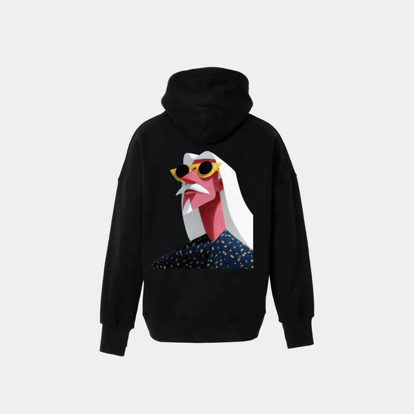 Artistic Blindfold Hoodie – هودي قناع فني تجريدي