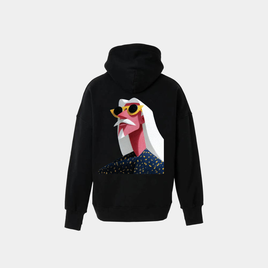 Artistic Blindfold Hoodie – هودي قناع فني تجريدي