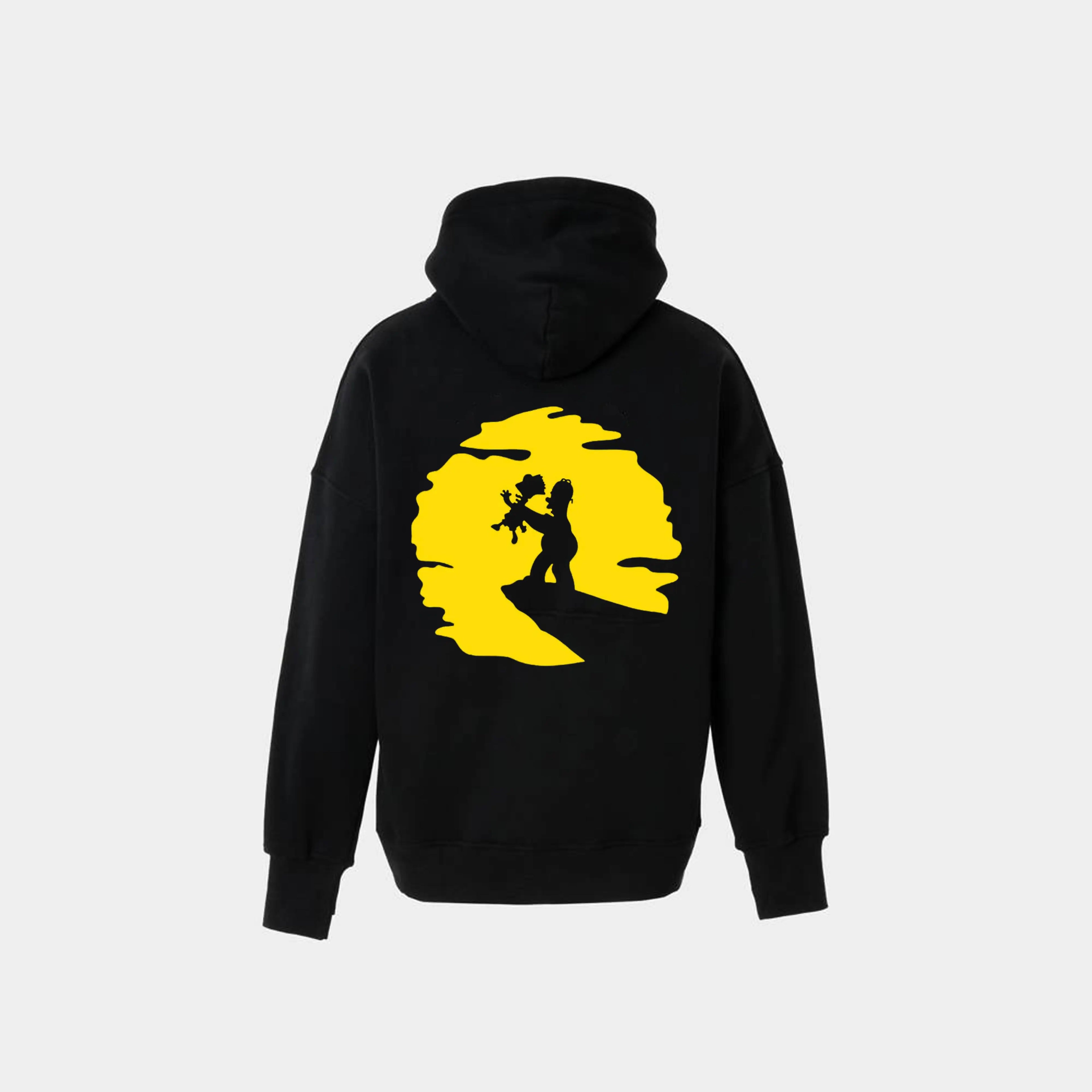 Simpsons Moon Hoodie | هودي أوفر سايز بتصميم سيمبسون فوق القمر