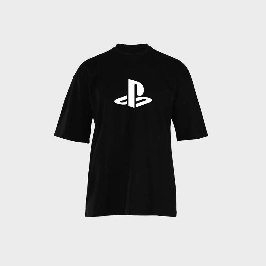 T-shirt Cyber Gamer Neon Art Black | NOVUS تيشيرت جيمر نيون أسود بتصميم سايبربنك