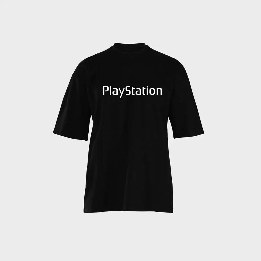 Life Game PlayStation T-Shirt | تيشيرت بلايستيشن لايف جيم بنمط جيمرز – NOVUS
