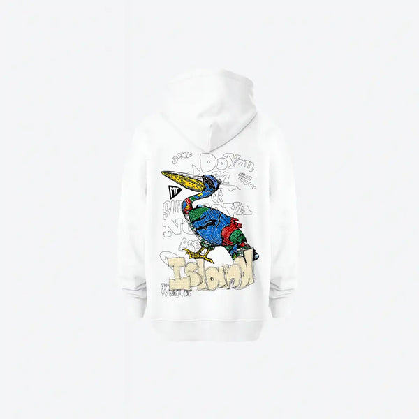 Oversized Dino Hoodie | هودي أوفر سايز بتصميم  شبابي